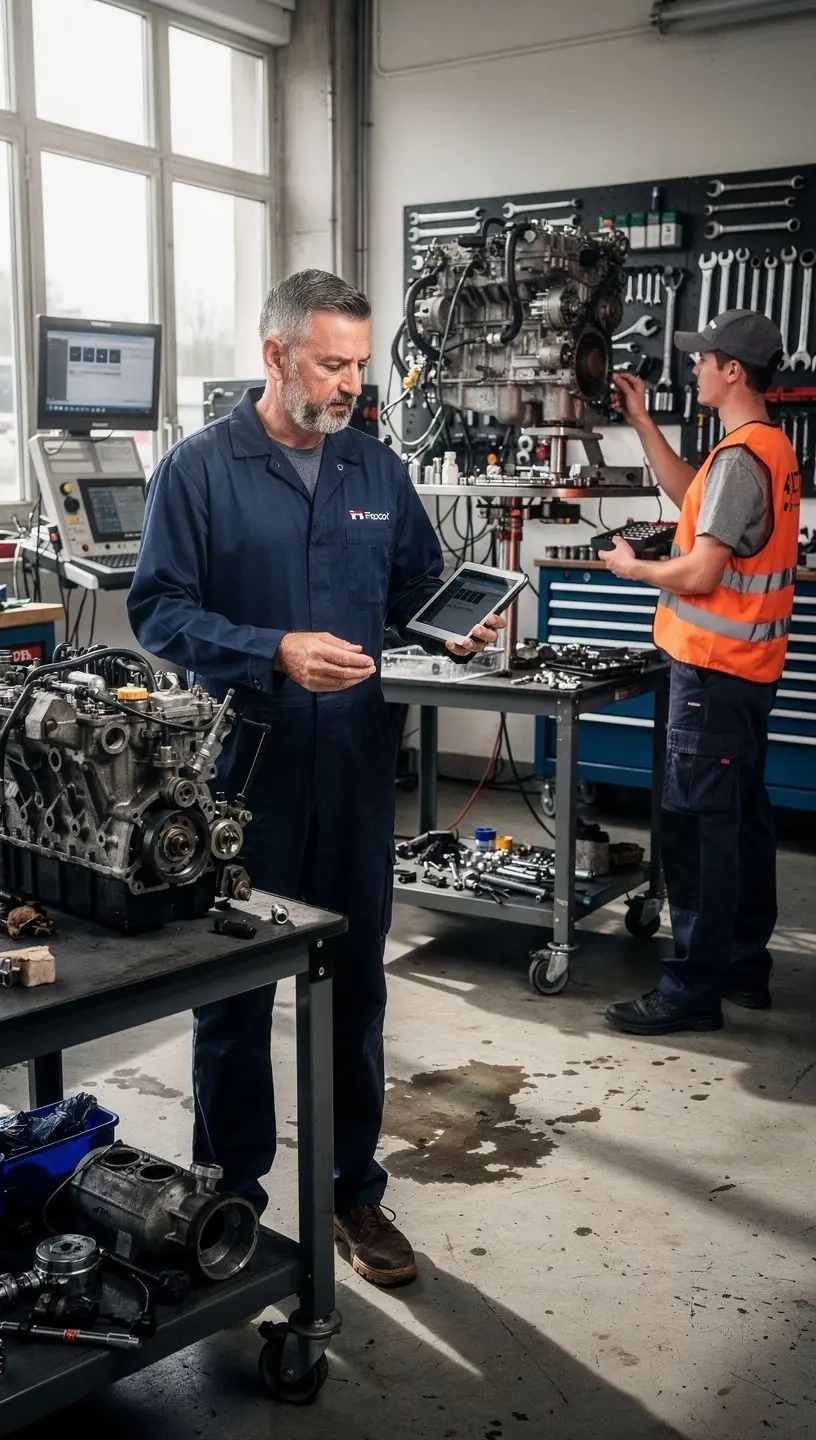 Équipement sophistiqué utilisé pour optimiser la performance et réduire la consommation d’un moteur.